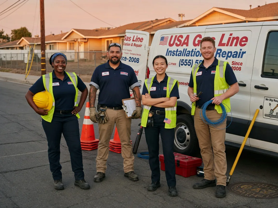 Gas Line Installation company in Vida, MT